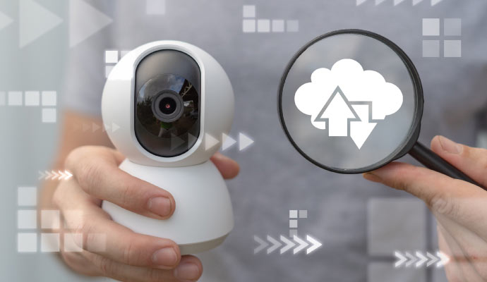 cloud-based video storage for security camera