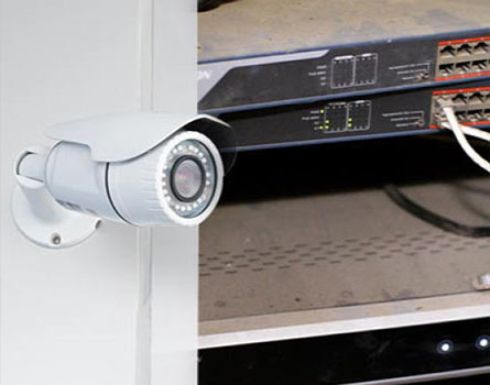 Installed NVR camera and system machine