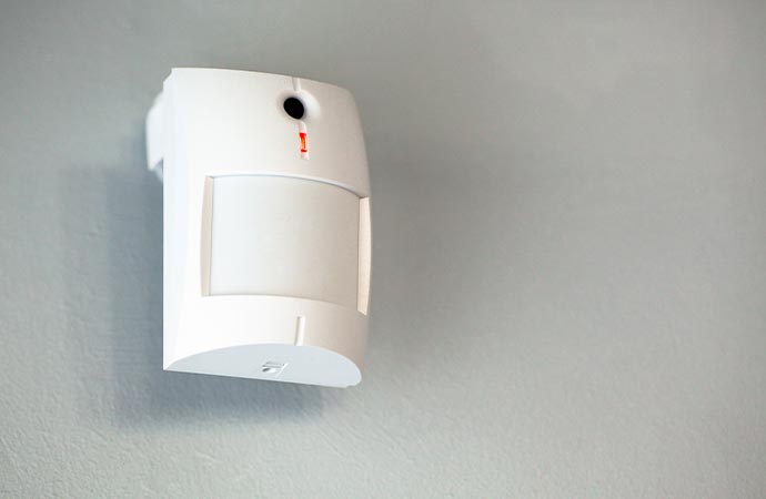 motion detector on wall